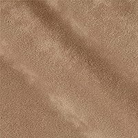 Vista 2 de Gamuza suave marrón, tela por yarda