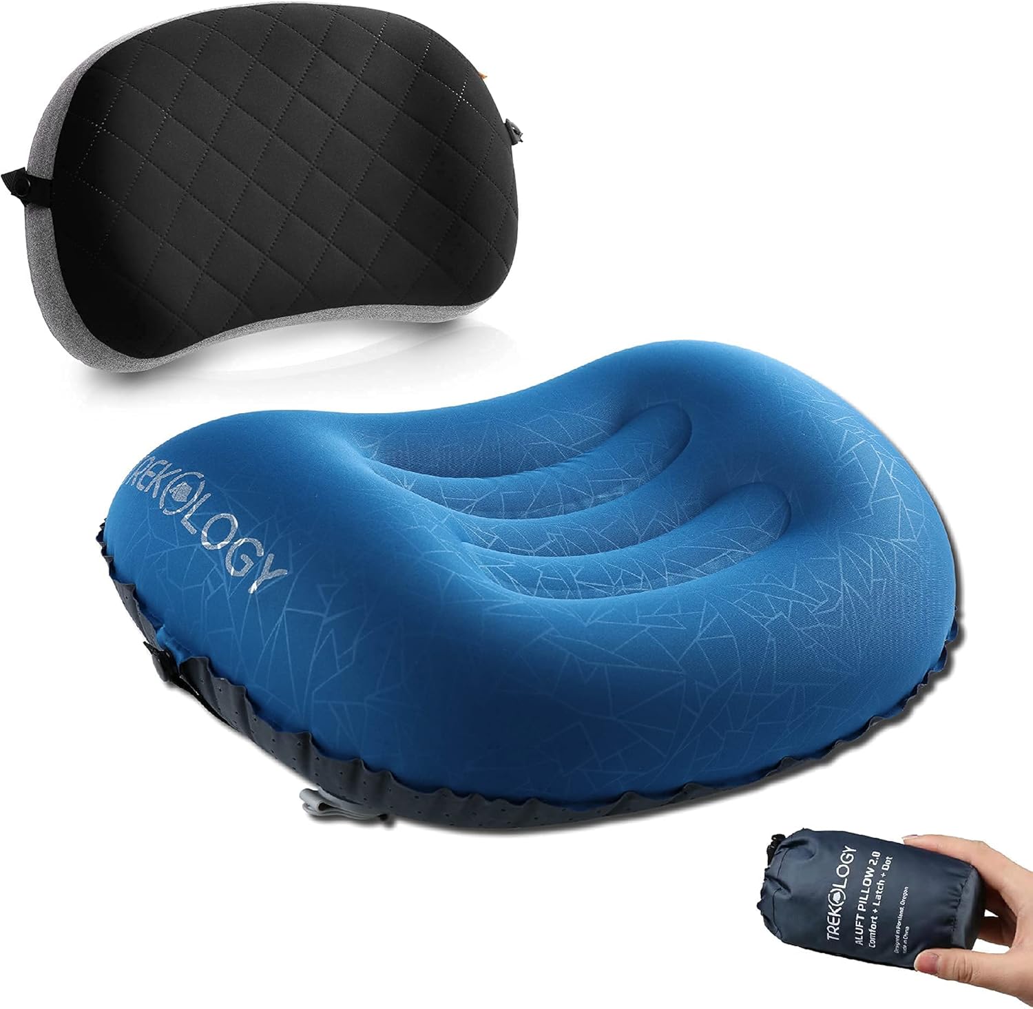 TREKOLOGY Inflatable Pillow for Camping, Camping Pillows for Backpacking