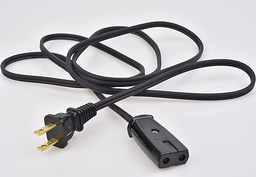 Miniatura 5 de West Bend - Cable de alimentación para urna de café de 6 pies 58036 58002, cable eléctrico de 2 pines, pieza de repuesto para cafetera, cable de