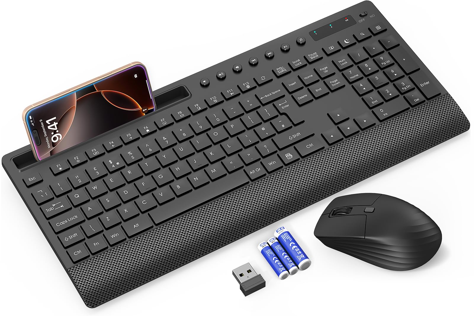 Wireless Keyboard and Mouse Combo