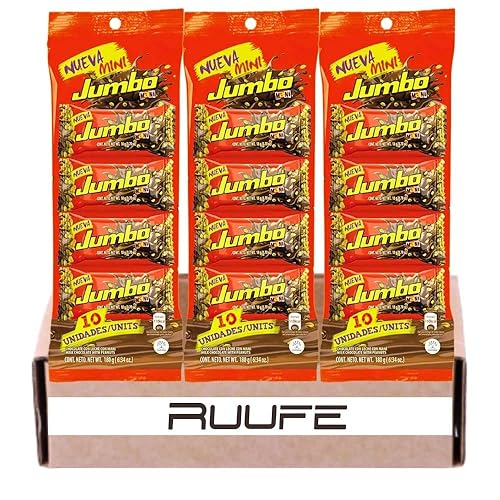 Chocolatina Jumbo (paquete de 30) Deliciosa barra de chocolate jumbo Barras de chocolate con leche con nueces crujientes aperitivo colombiano Piñata