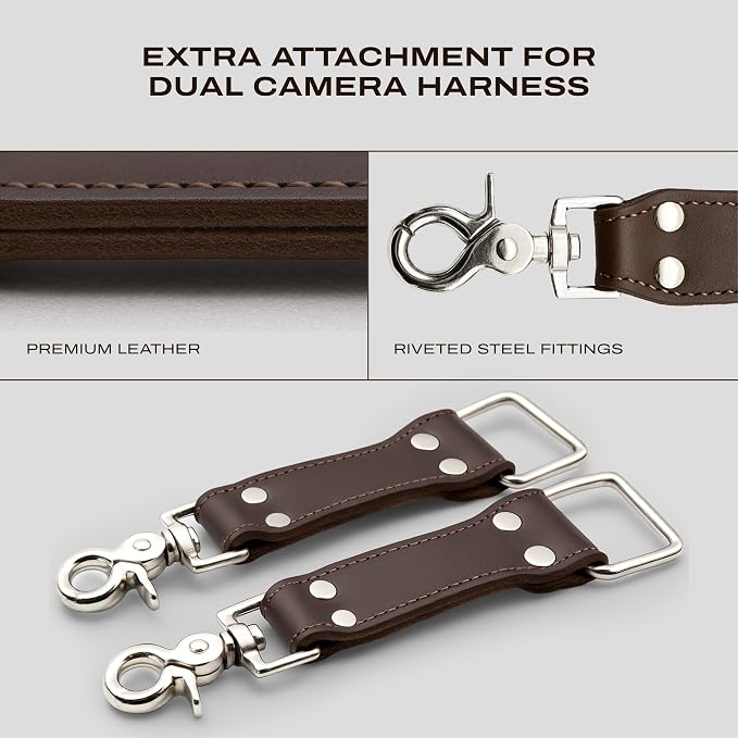 Arnés para una o dos cámaras para bolso y accesorio miniatura 3