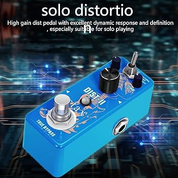 Amazon.com: Stax Distortion Guitar Pedal, Solo Mini Distortion 3