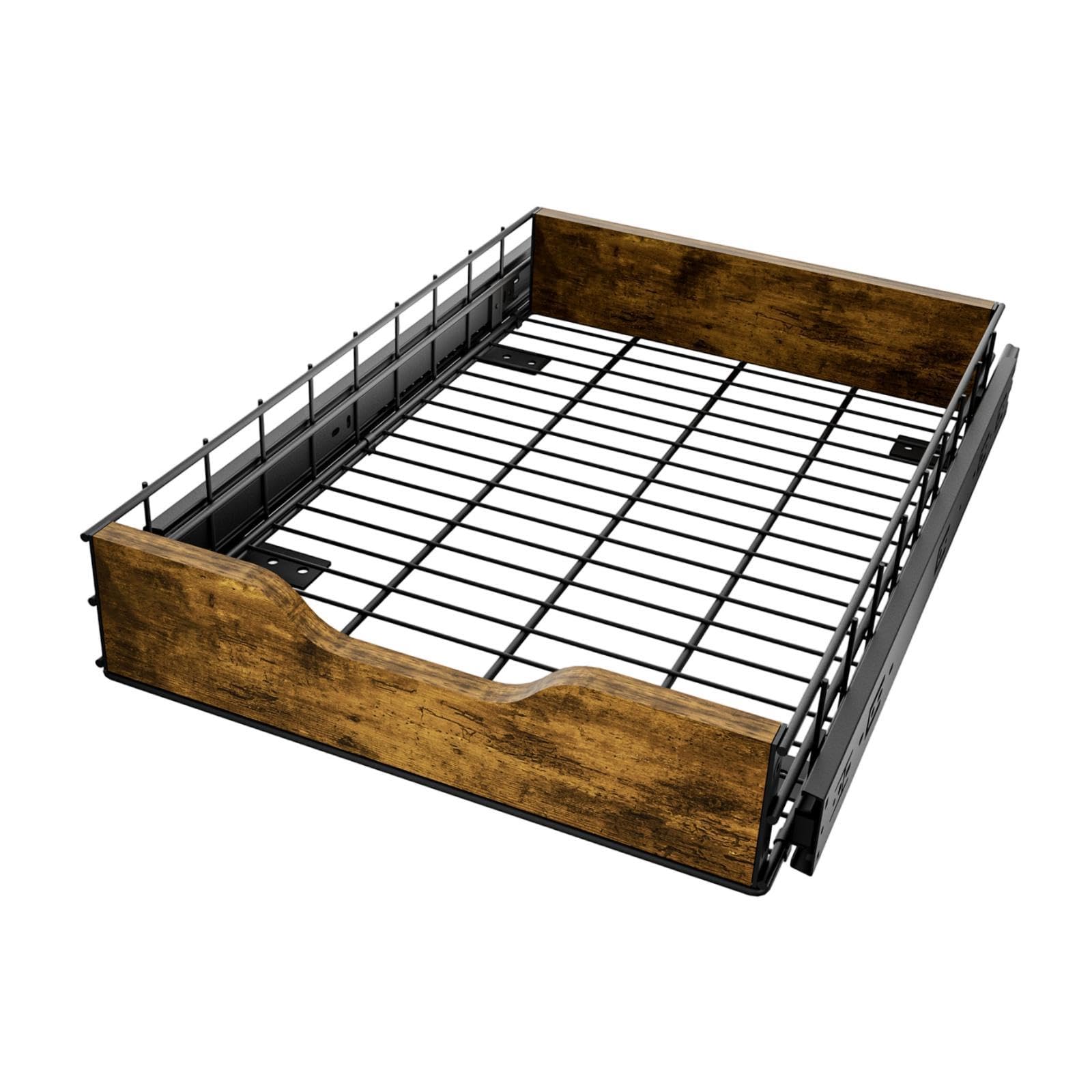 Organiseur de tiroir coulissant coulissant pour ustensiles de cuisine, chambre à coucher, garde-manger 39 x 52 x 8,4 cm