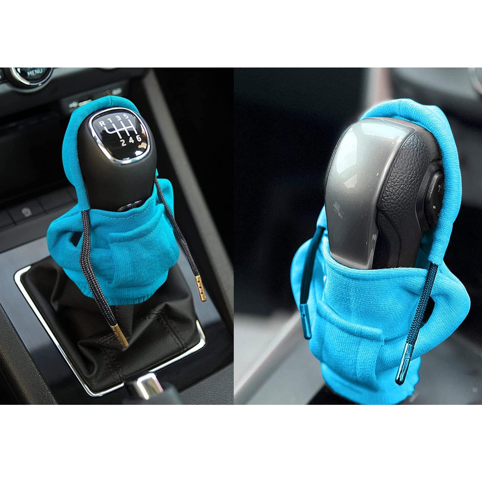 TAFACE Copertura 3 Pezzi Felpa Con Cappuccio Pomello Cambio Auto