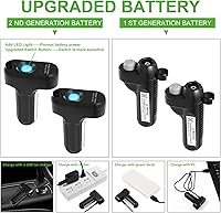 Vista 3 de KEDSUM Ducha portátil, bomba de ducha portátil con batería recargable, ducha portátil para campamento, cabezal de ducha portátil al aire libre