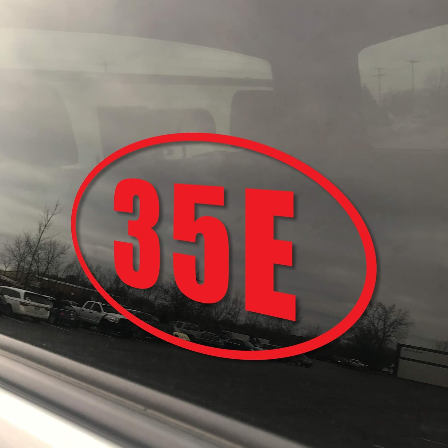 Oval MOS 35E Counterintelligence Agent Window Decal. Free Lifetime Replacement. 3" x 5" Heavy Duty Die Cut Vinyl Veteran Bumper Sticker. (Black, 10)