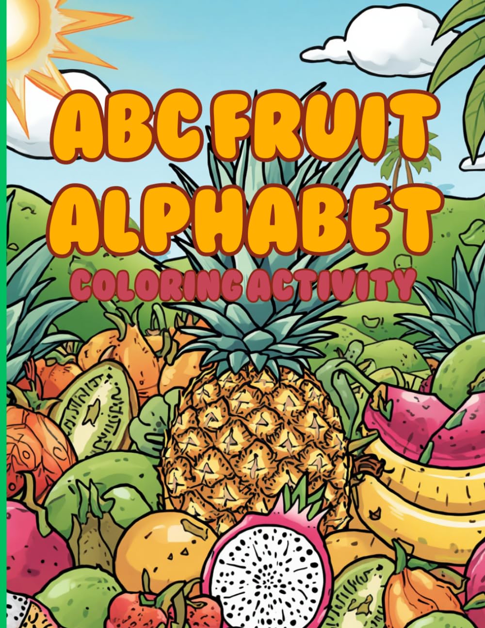 ABC Fruit Alphabet: A Coloring Activity – Learn & Color