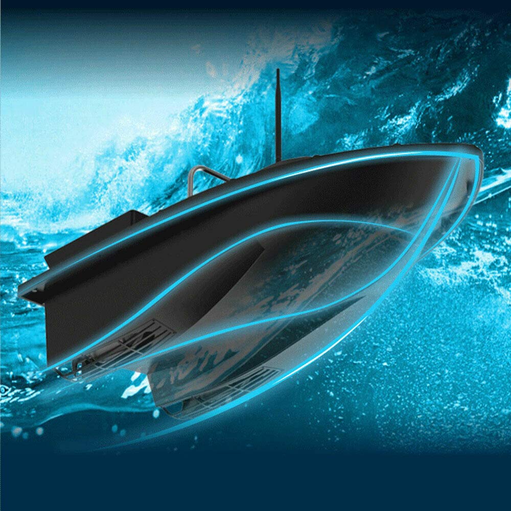 Futterboot, RC Fischköder Boot mit 2 Unabhängigen Köderfächern Cruise Köderboot Kabellos Angelköder Fischfinder Ferngesteuertes Boot 5200mAh 500M