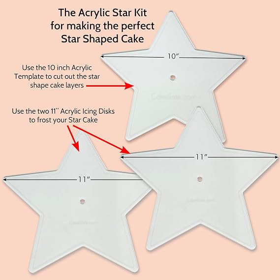 10 Inch Star Cake Disk Kit