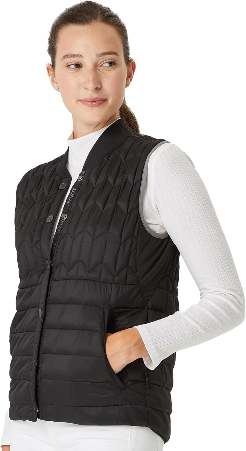 PYVOT Women’s Focus Weighted Vest, Quilted Sensory Weighted Apparel, Relaxed Fit