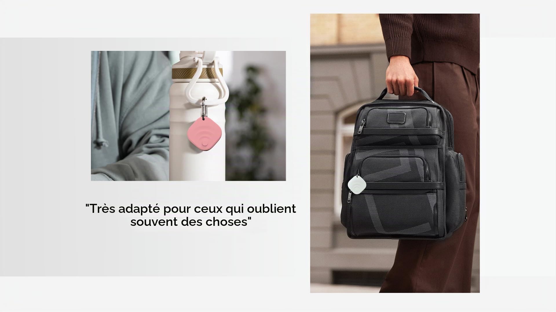 Tagigo Tracker – Fonctionne avec Google Find Hub (Find My Device), batterie remplaçable, idéal pour portefeuilles, clés, sacs, bagages (Android uniquement, lot de 4, noir)