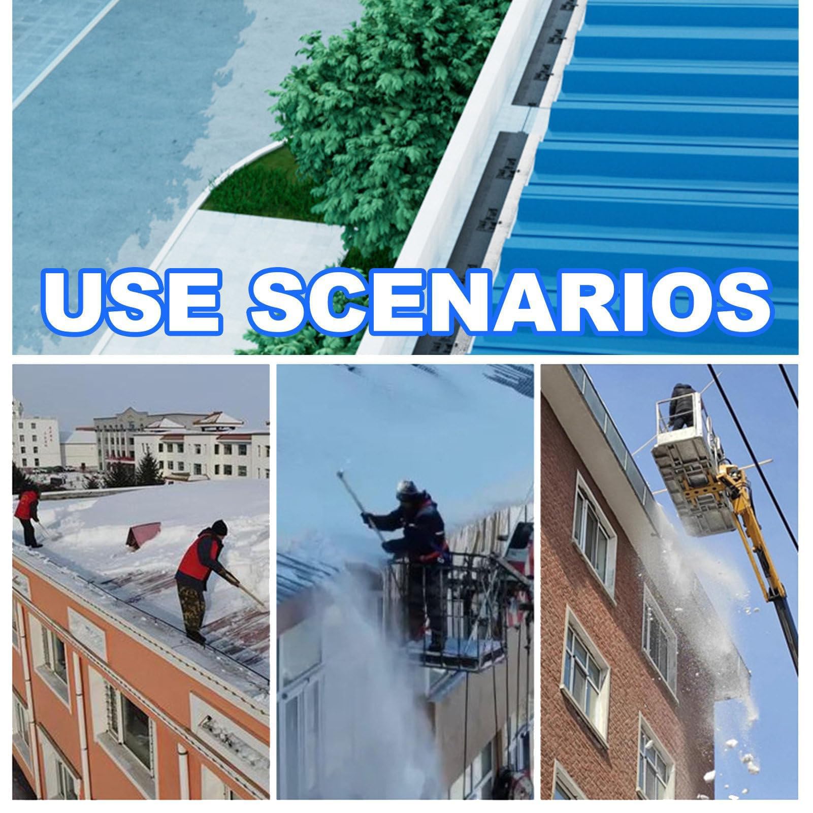 Kit de Deshielo Eléctrico para Techo y Canalón,Alfombra Derretidora