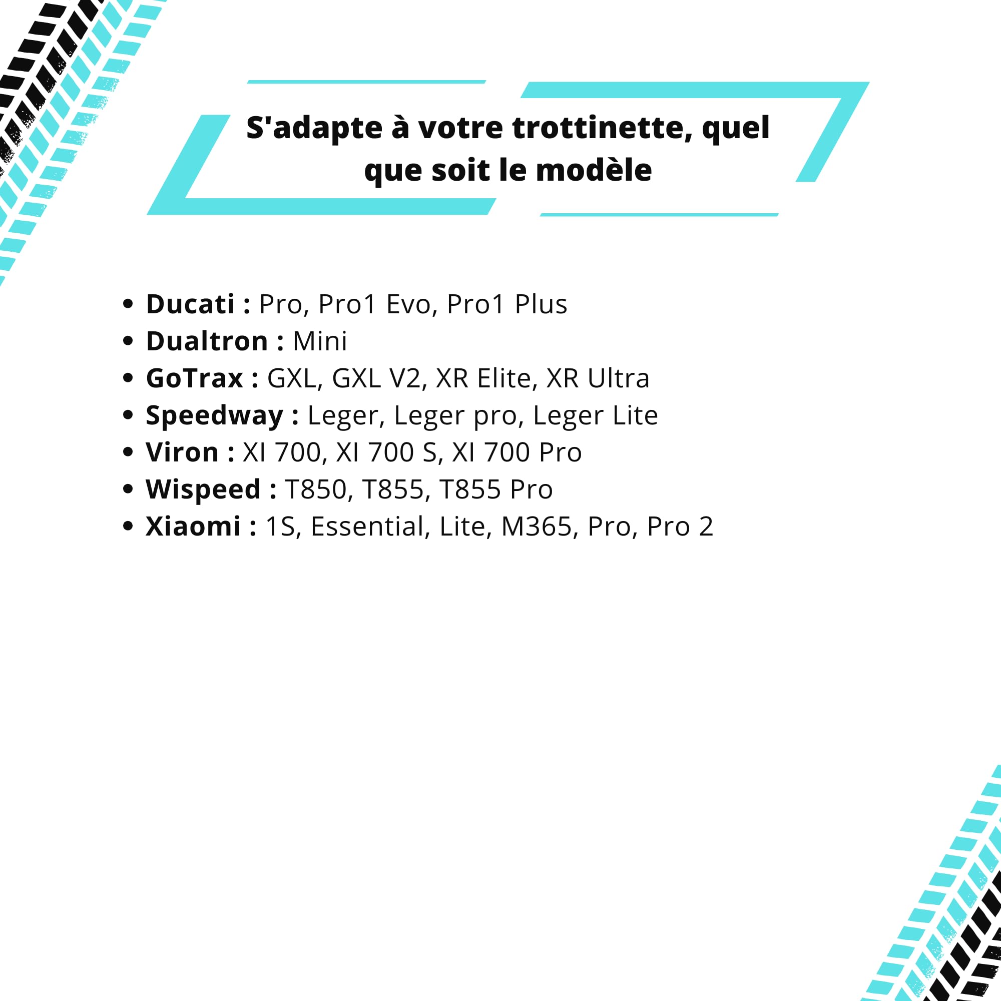 BITUME | Pneumatico Rinforzato CST V3 per Monopattino Elettrico Dualtron Mini (2 Pneumatici)