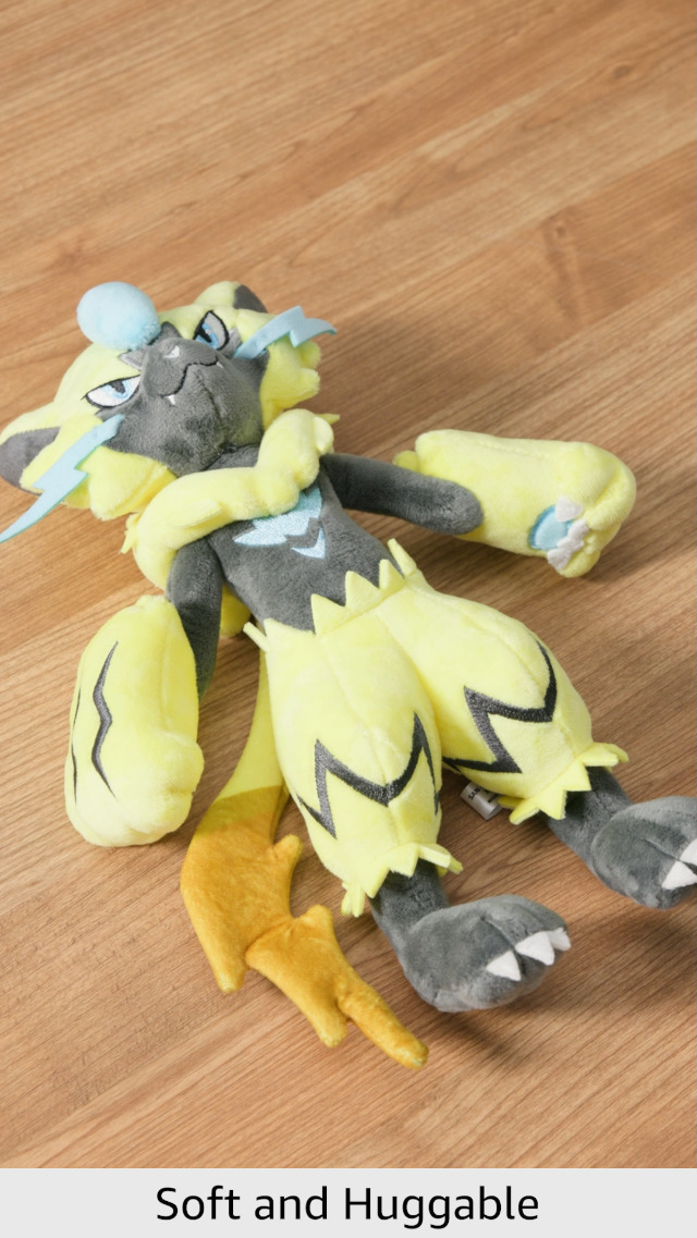 Pokémon Center Original Zeraora Plush - 677 Fit Collection Stuffed Animal