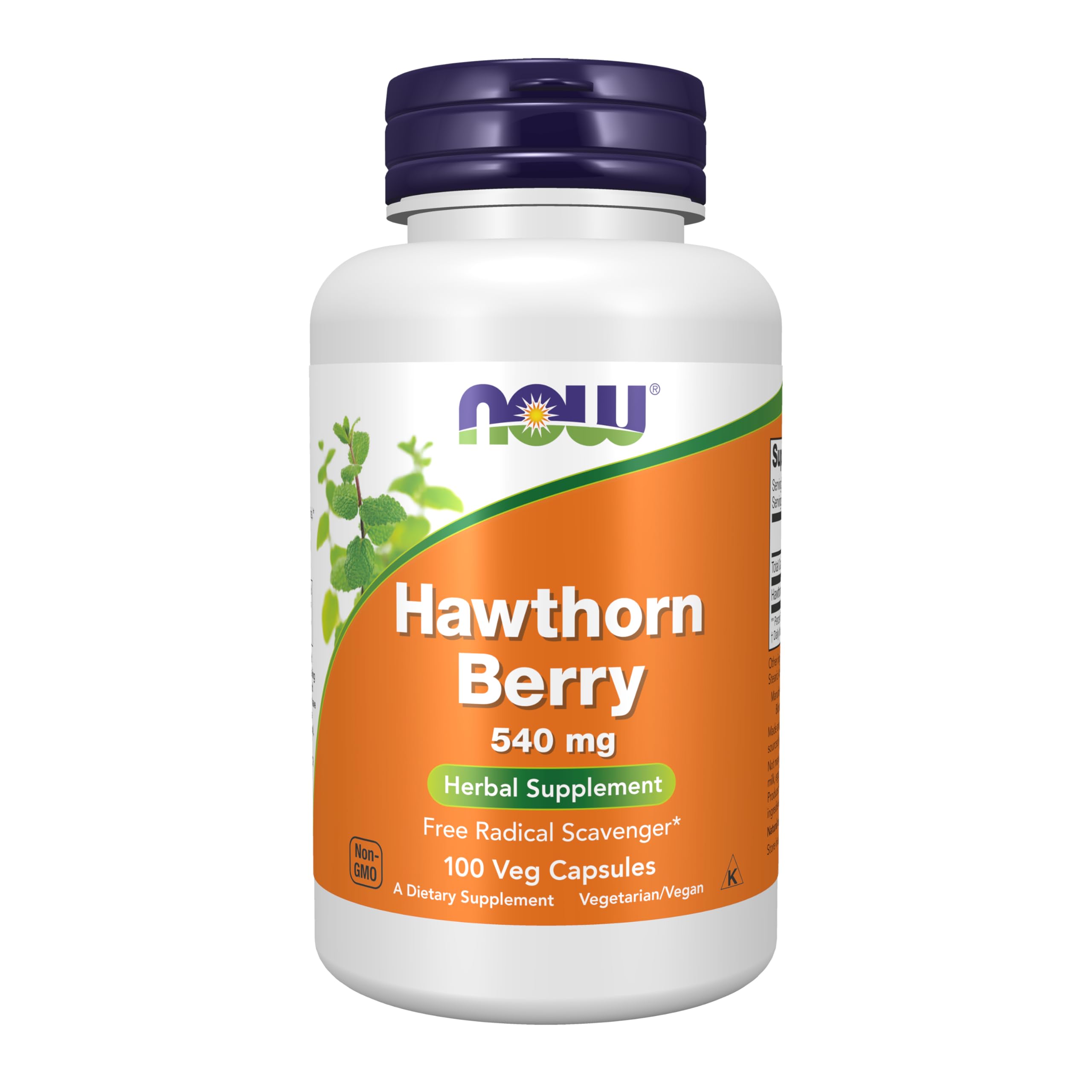 Now Foods, Hawthorn Berry, 540 mg, 100 Capsules