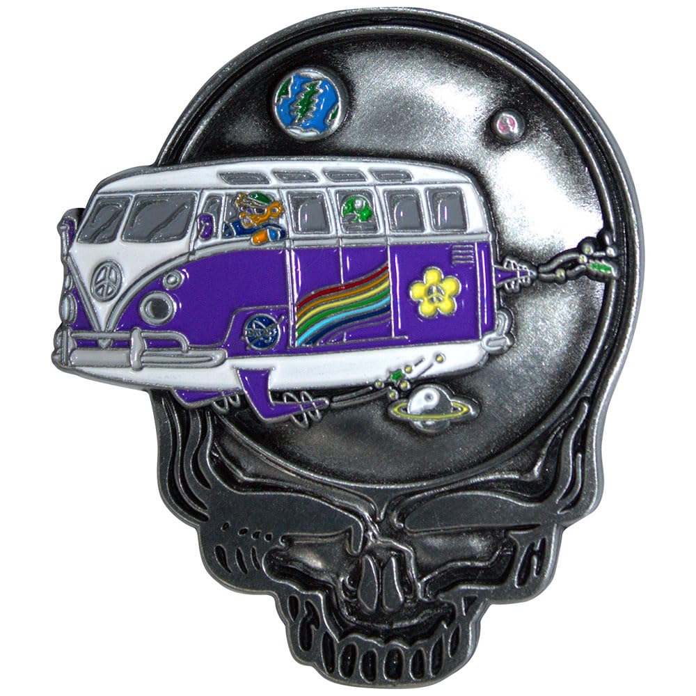 Grateful Dead Space Your Face Bus Pin Badge One Size