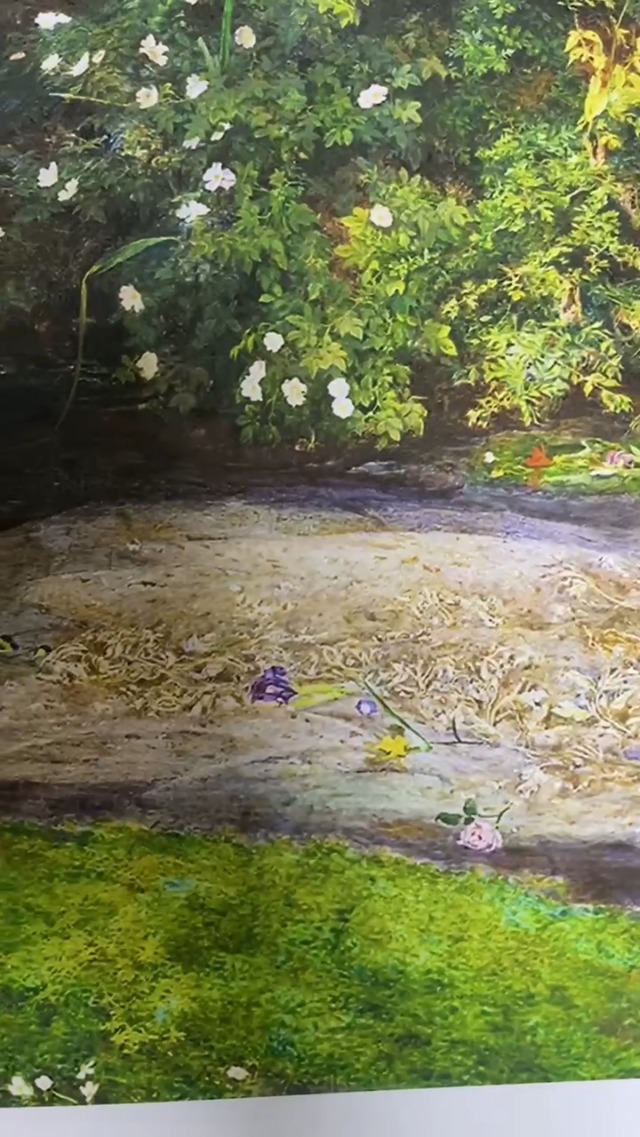 Ophelia by John Everett Millais Art Print Poster on Amazon Live