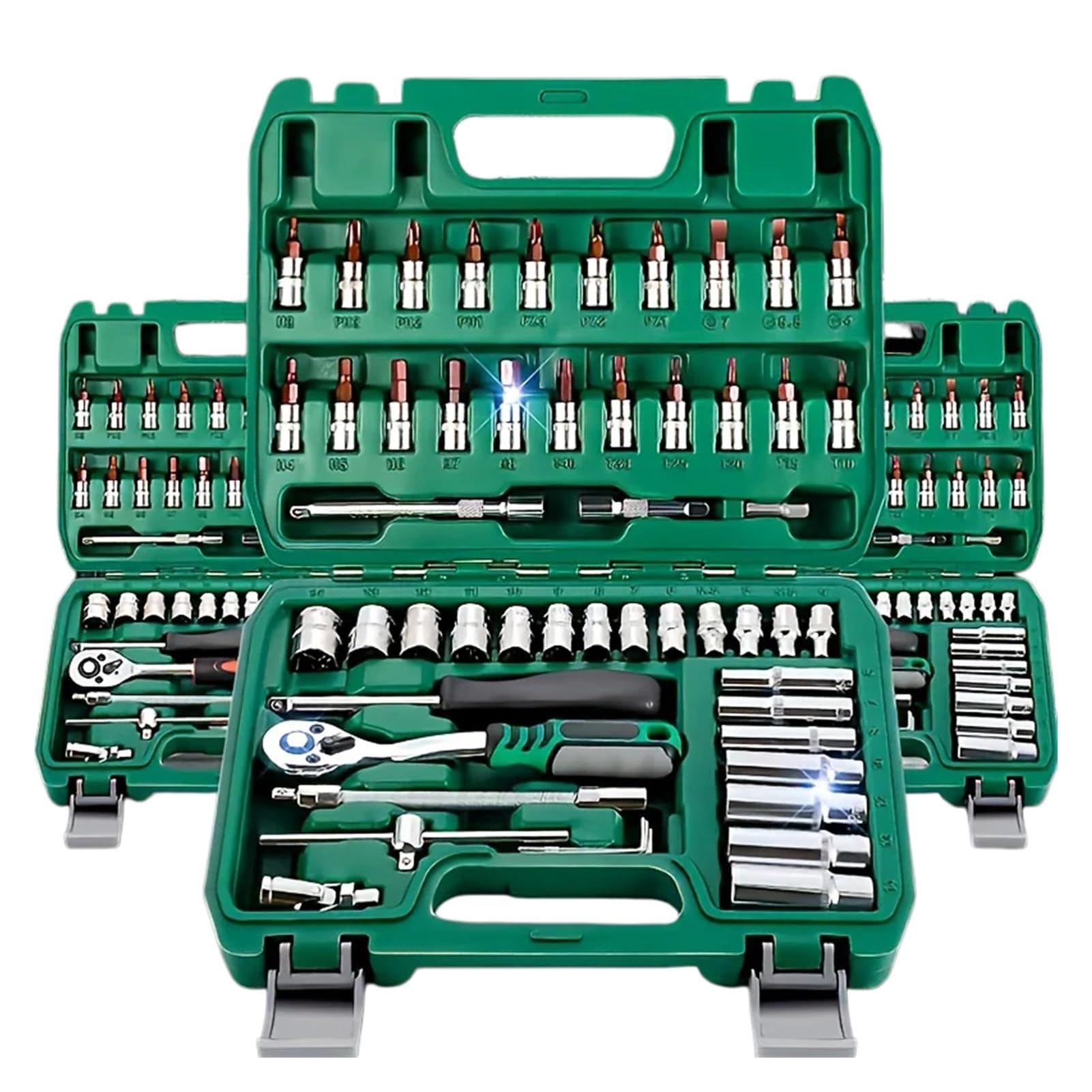 Hiverni car Repair Tools 46-Piece Wrench Set, Suitable for Auto Repair