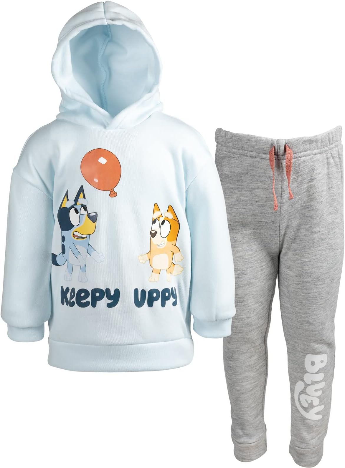Fleece Pullover Hoodie and Pants Outfit Set Toddler to Little Kid Sizes (2T - 7-8)