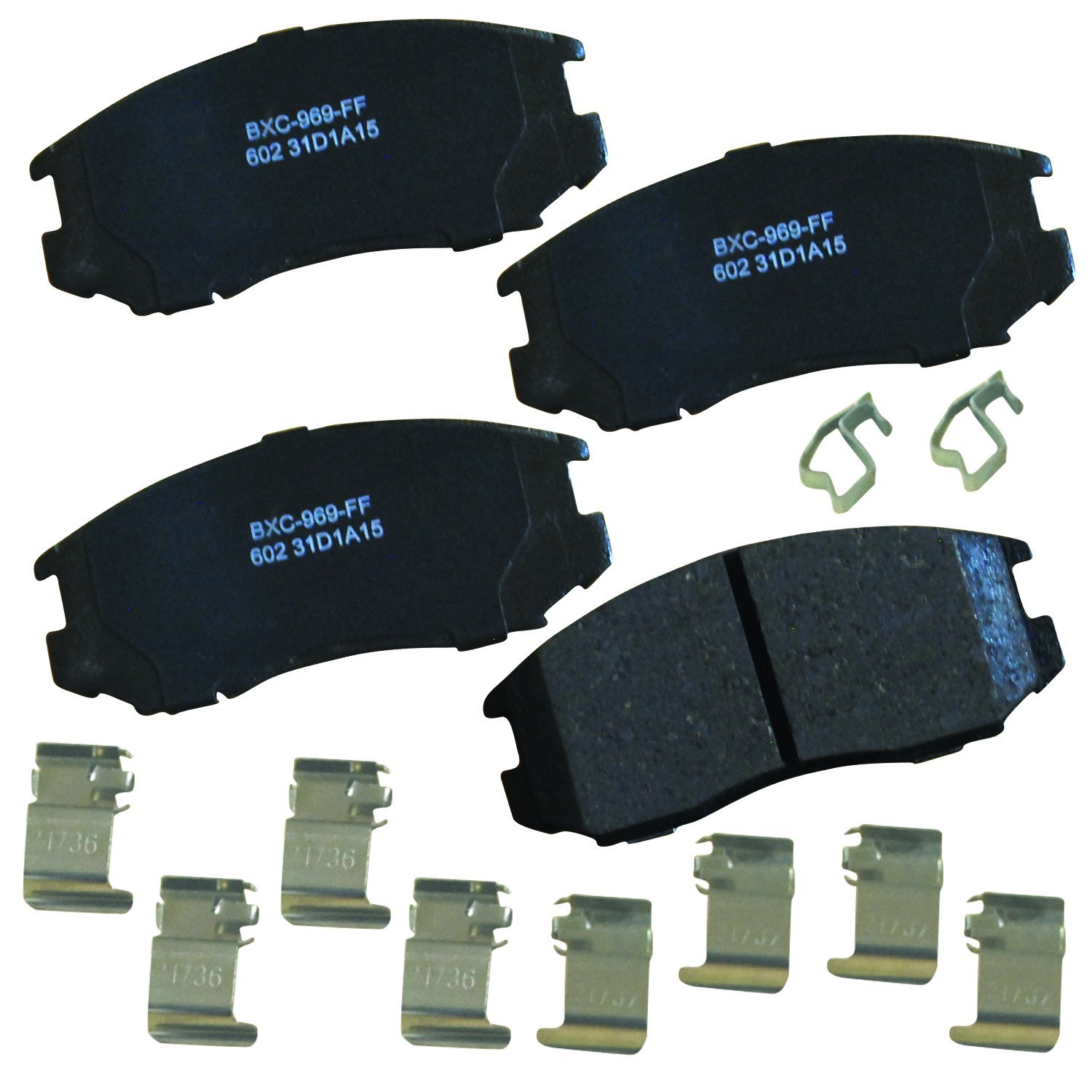Bendix Premium SBC602 Ceramic Front Brake Pads for Dodge Colt 1995-1991, Eagle Summit 1996-1991, Mitsubishi Mirage 2000-1993, Plymouth Colt 1995-1991, Toyota Rush 2009