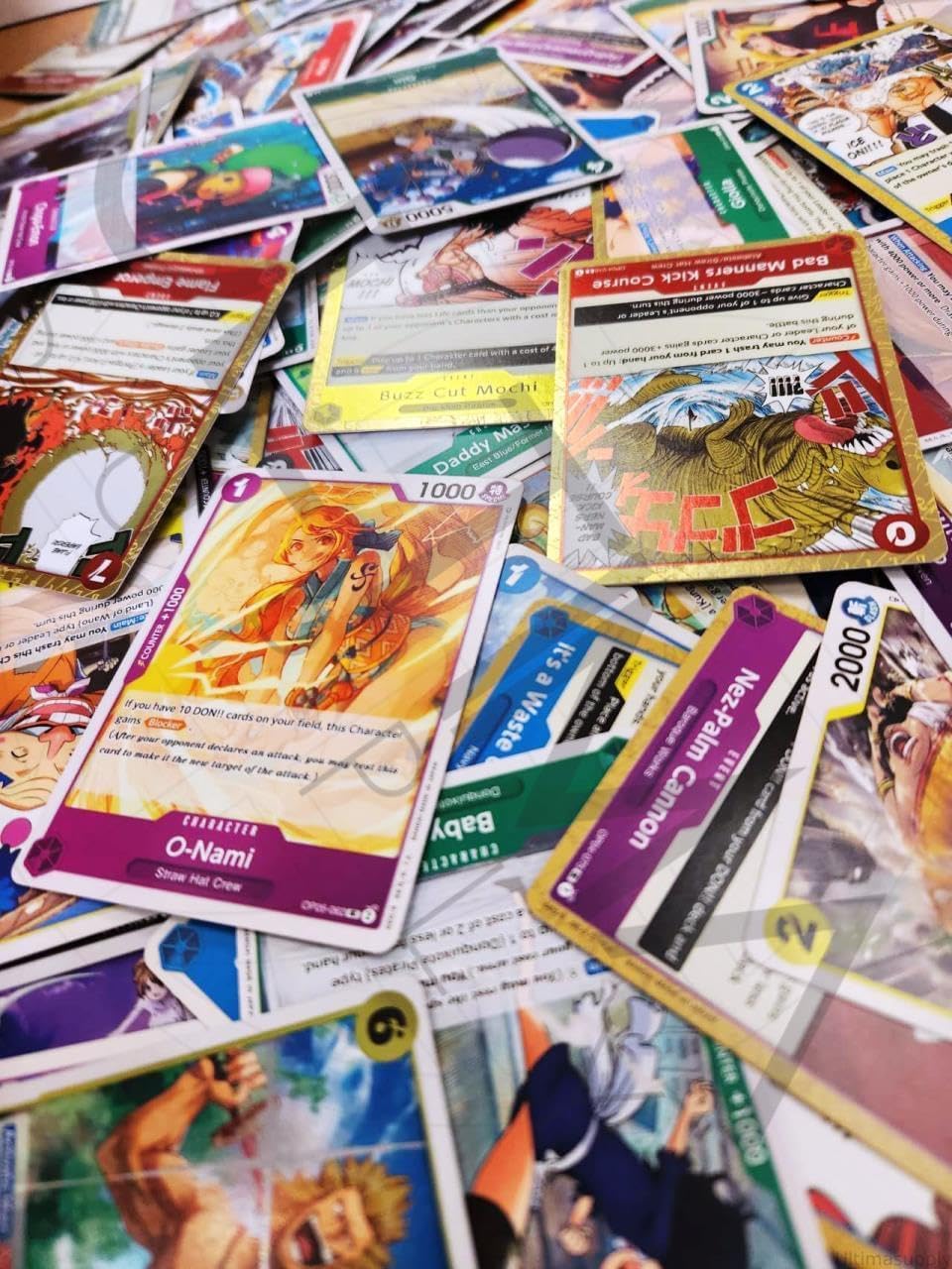 One Piece Cards 50 with Foils Guarantee w/ Ultima Supply logo