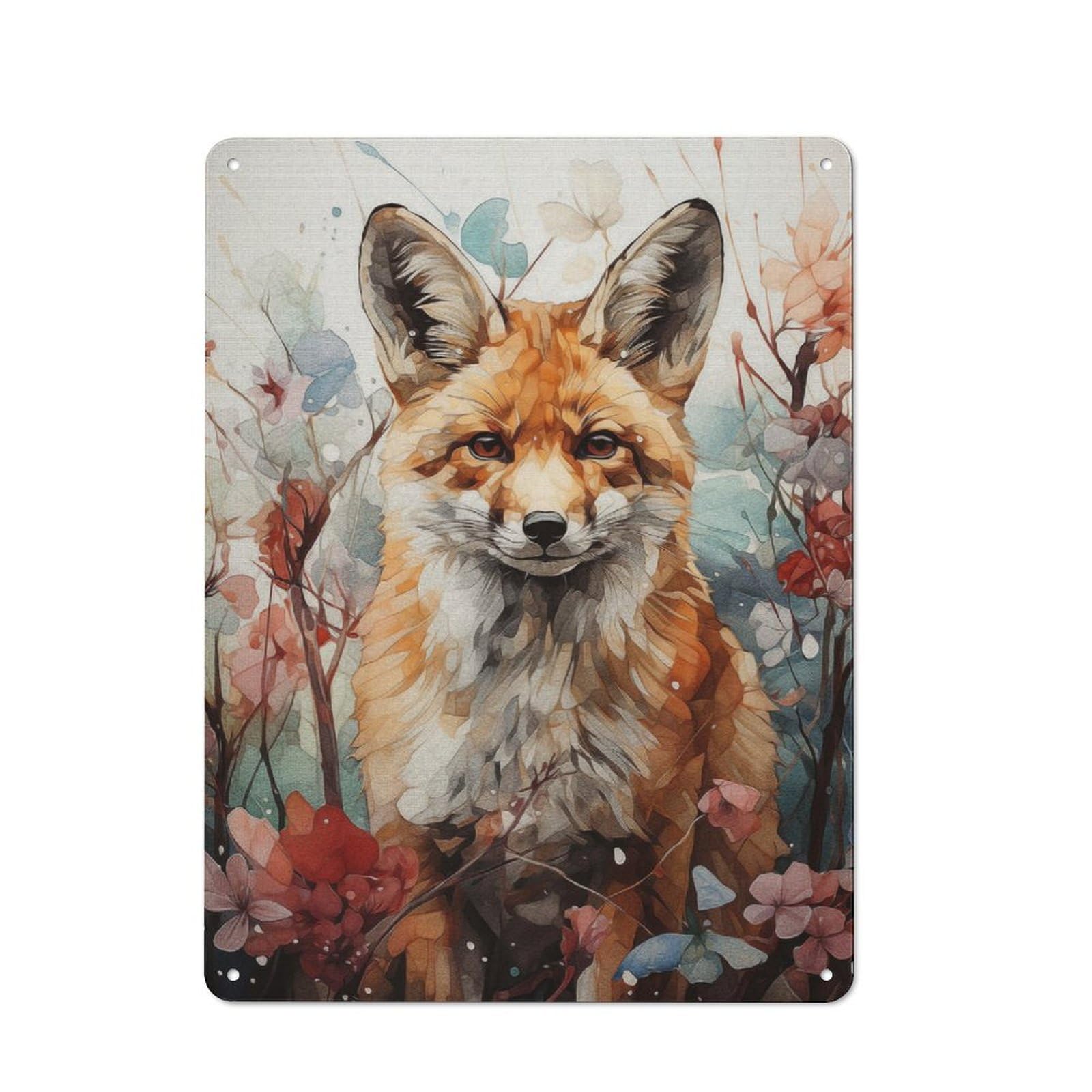 Wild Charm Retro-style Tin Sign 40x30cm for Living Room Or Hallway, for Home Wall Decor Collectors Refreshing A Room in Autumn