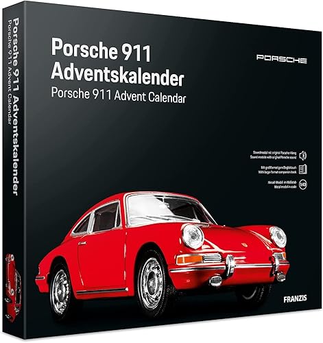 Calendario de Adviento Porsche 911 2022 con libro de coleccionista disponible en Yaxa Guatemala