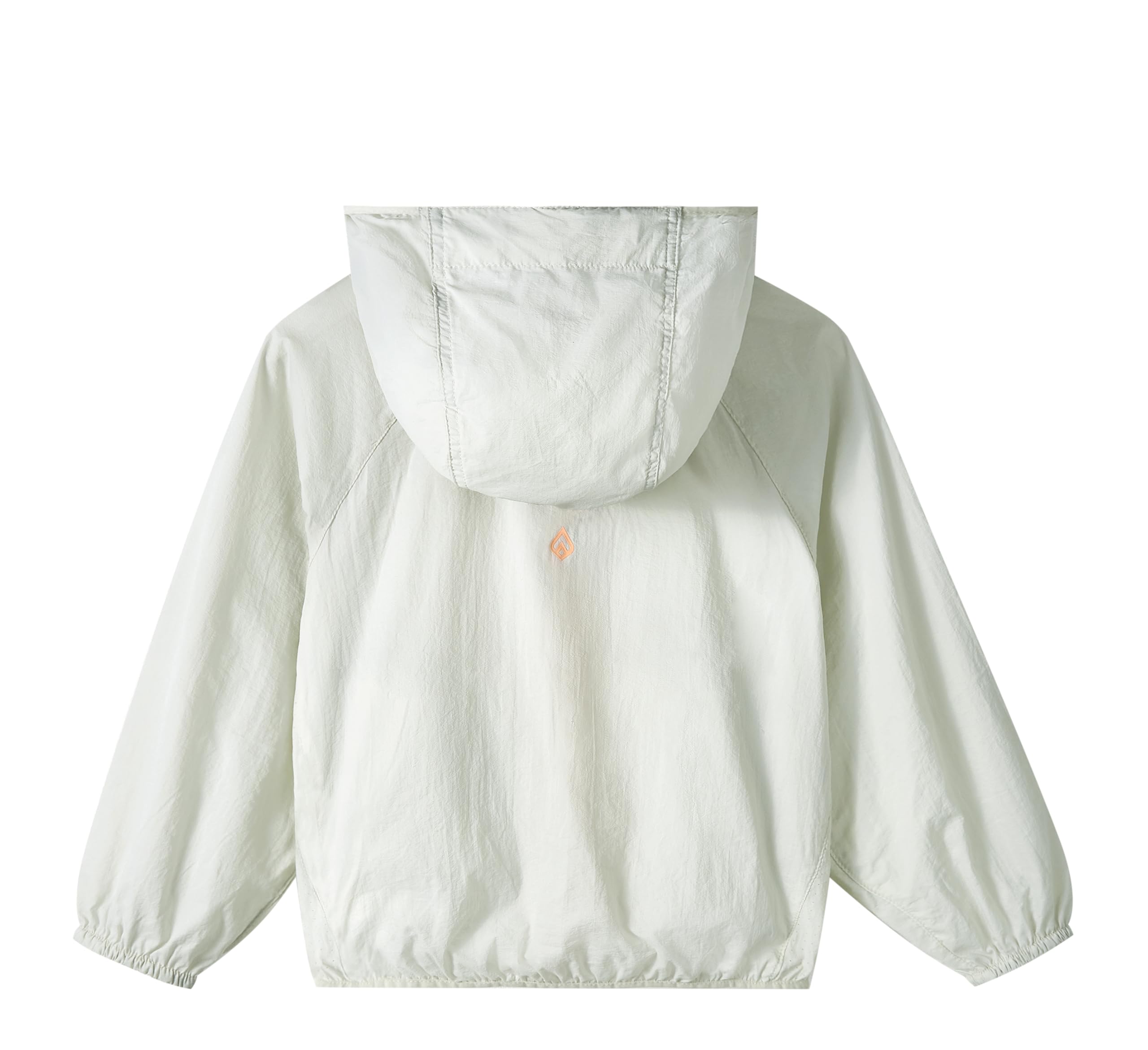 Miipat Chaqueta con Capucha de Verano para Niña, Ligera Chaqueta Protección Solar UPF 50+ Impermeable Secado Rápido Camiseta de Sol Tops y Cremallera para Niños