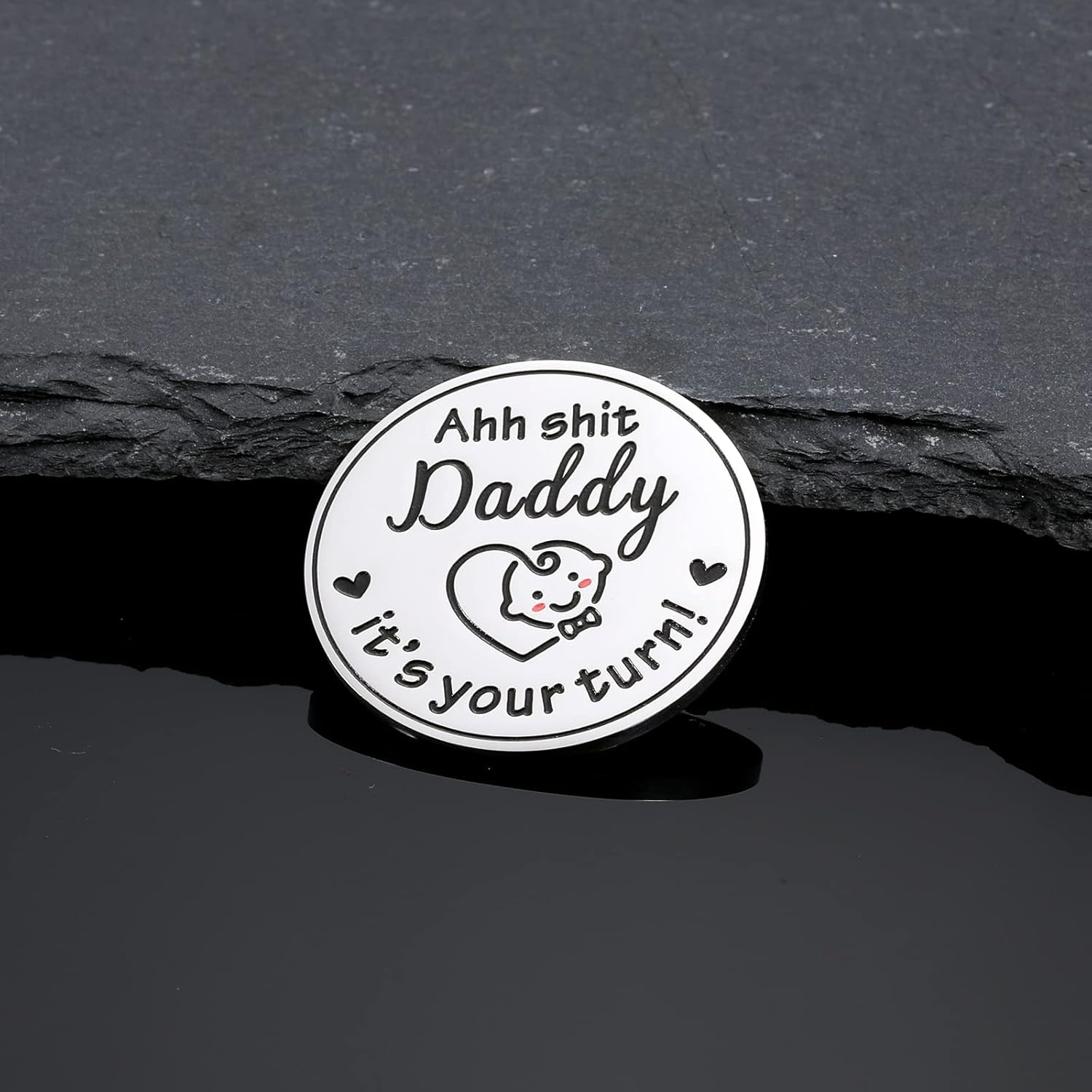 New Baby Gift for Mom Dad Decision Coins Funny New Parents Pregnancy Gift for First Time Daddy Mummy to be Christmas Stocking Stuffers Birthday Baby Shower Father's Mother's Day Coin for Husband Wife : Baby