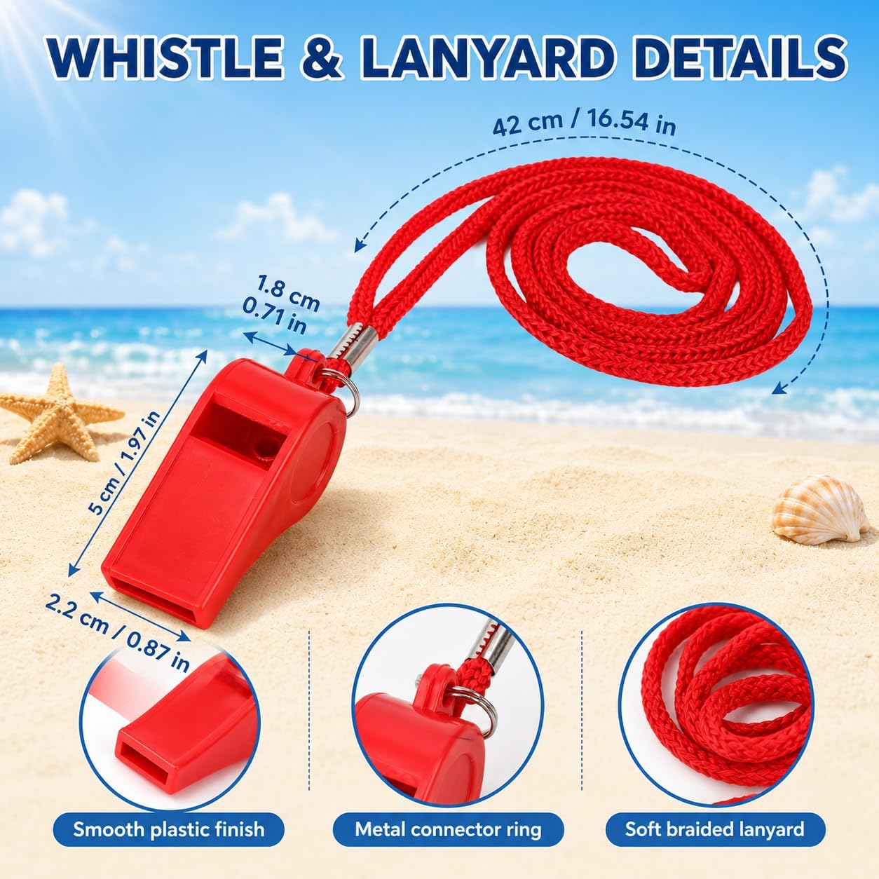 4 Pcs Guard Costume Set Include Hat Fanny Pack Whistle with Lanyard and Sunglasses for Adults Beach Dress Up
