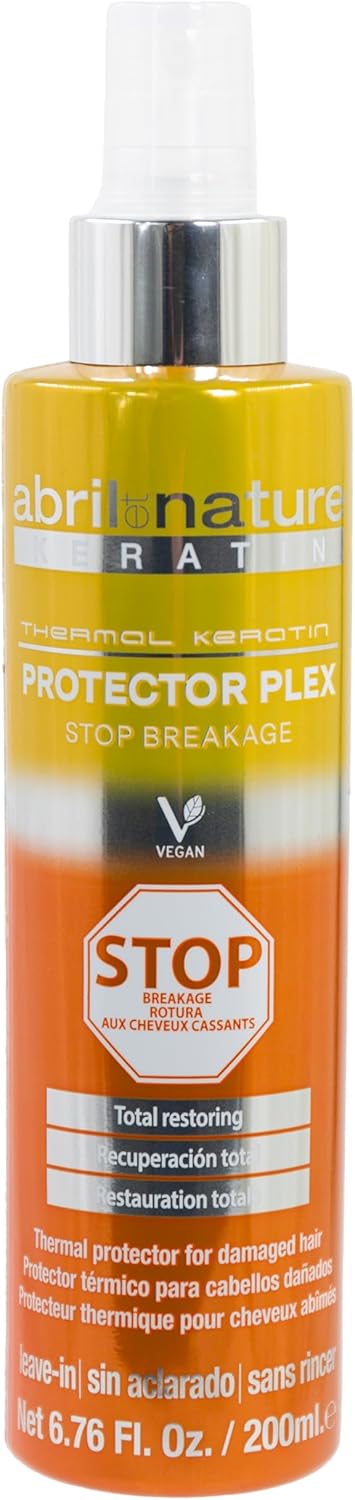 Thermische Beschermende Plex, STOP Breuk – Ideaal voor Droog en/of Beschadigd Haar – Beschermt tegen Gebruik van Strijkijzers en Fohns – Met Keratine – 200 ml