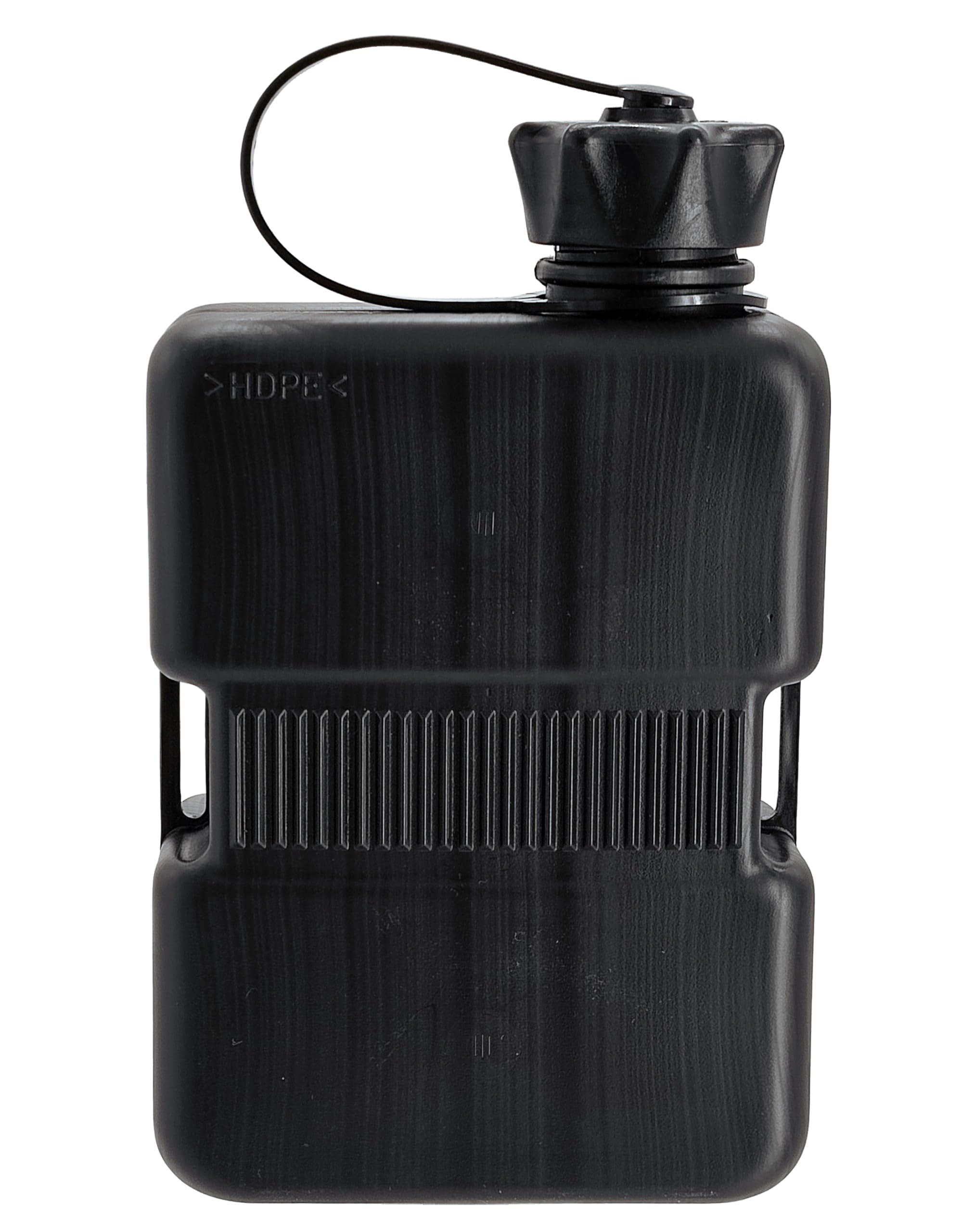 FuelFriend®-PLUS 1,0 litri - Serie speciale PURE BLACK - Mini-contenitore per benzina in confezione doppia + 1 tubo di scarico con chiusura