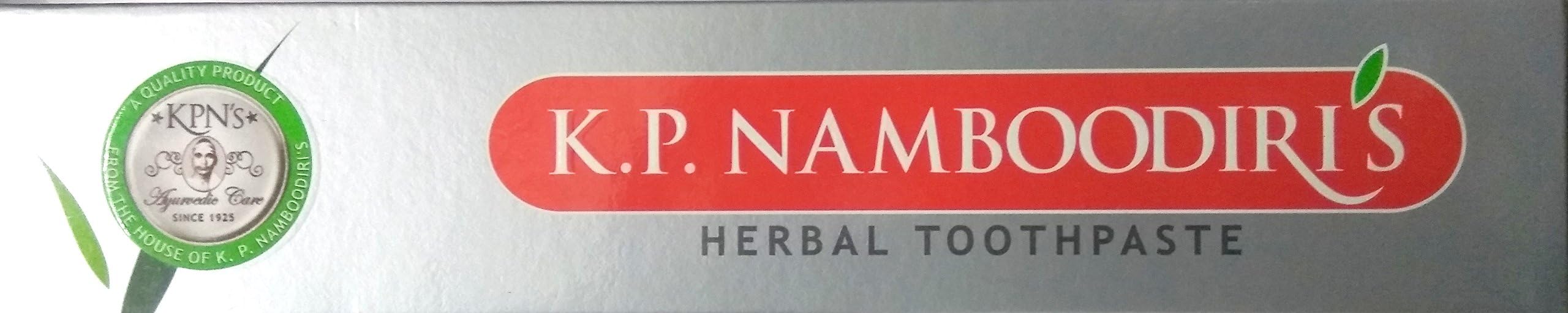 KP NAMBOODIRI HERBAL TOOTHPASTE - 150g [PACK OF 2]