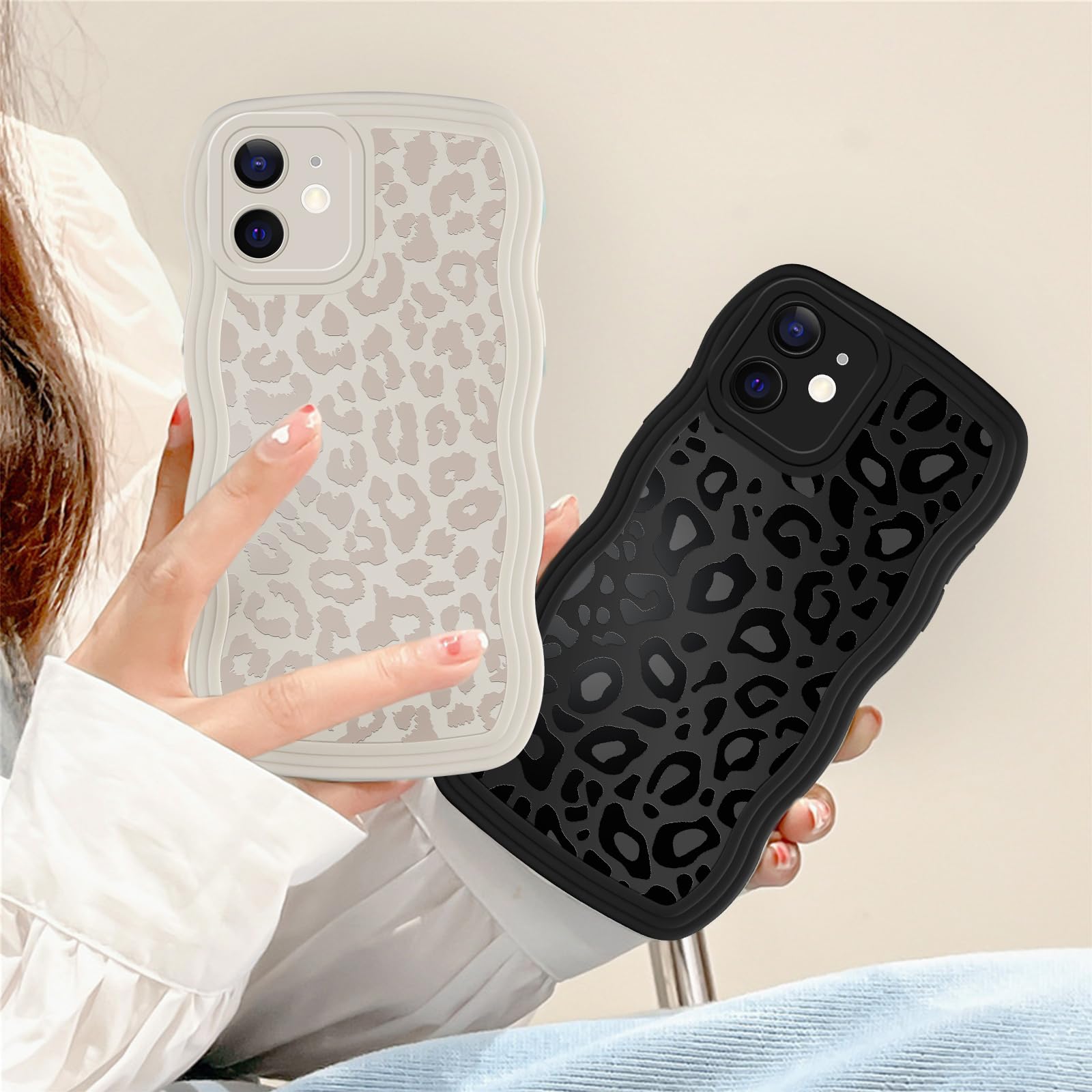 Custodia Aesthetic Per IPhone 12 Pro/12 – Design Leopardato Con Stampa, Silicone Antiurto - 4