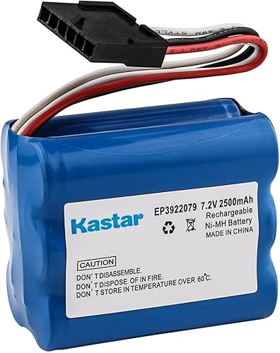 Miniatura 6 de Kastar Paquete de 4 baterías Ni-MH de 7.2 V 2500 mAh compatibles con faros Keeler 250AFH6YMXZ 65808, Keeler 1202-P-6229 291980 EP39-22079