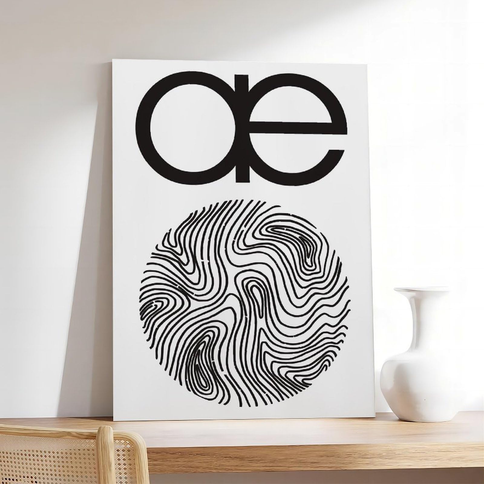 Autechre - Poster su tela con musica elettronica anni '90, decorazione per camera da letto, ufficio, stanza, regalo, 50 x 75 cm