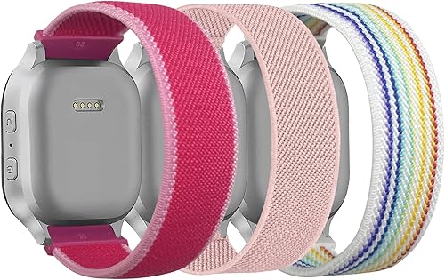 SimpleThings Correa de repuesto compatible con Gabb Watch 2 1Gizmo Watch 3 2 1, 0.787 pulgadas (0.787 in), bandas elásticas de reloj Gabb para