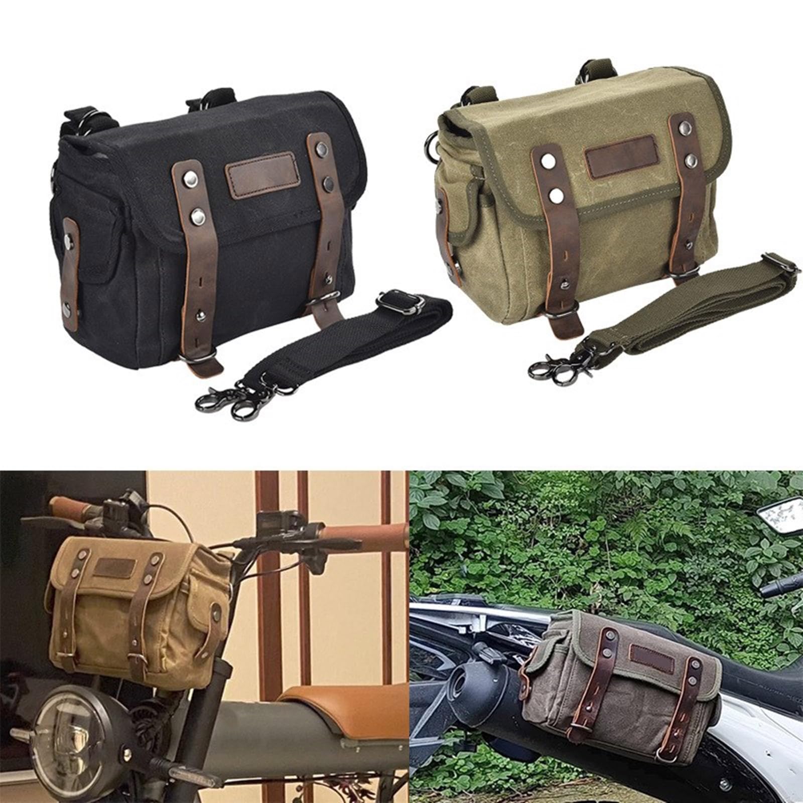 Bolsa de equitación para motocicleta con gran capacidad y tiras reflectantes, compatible con viajes y actividades al aire libre, accesorio de motocicleta