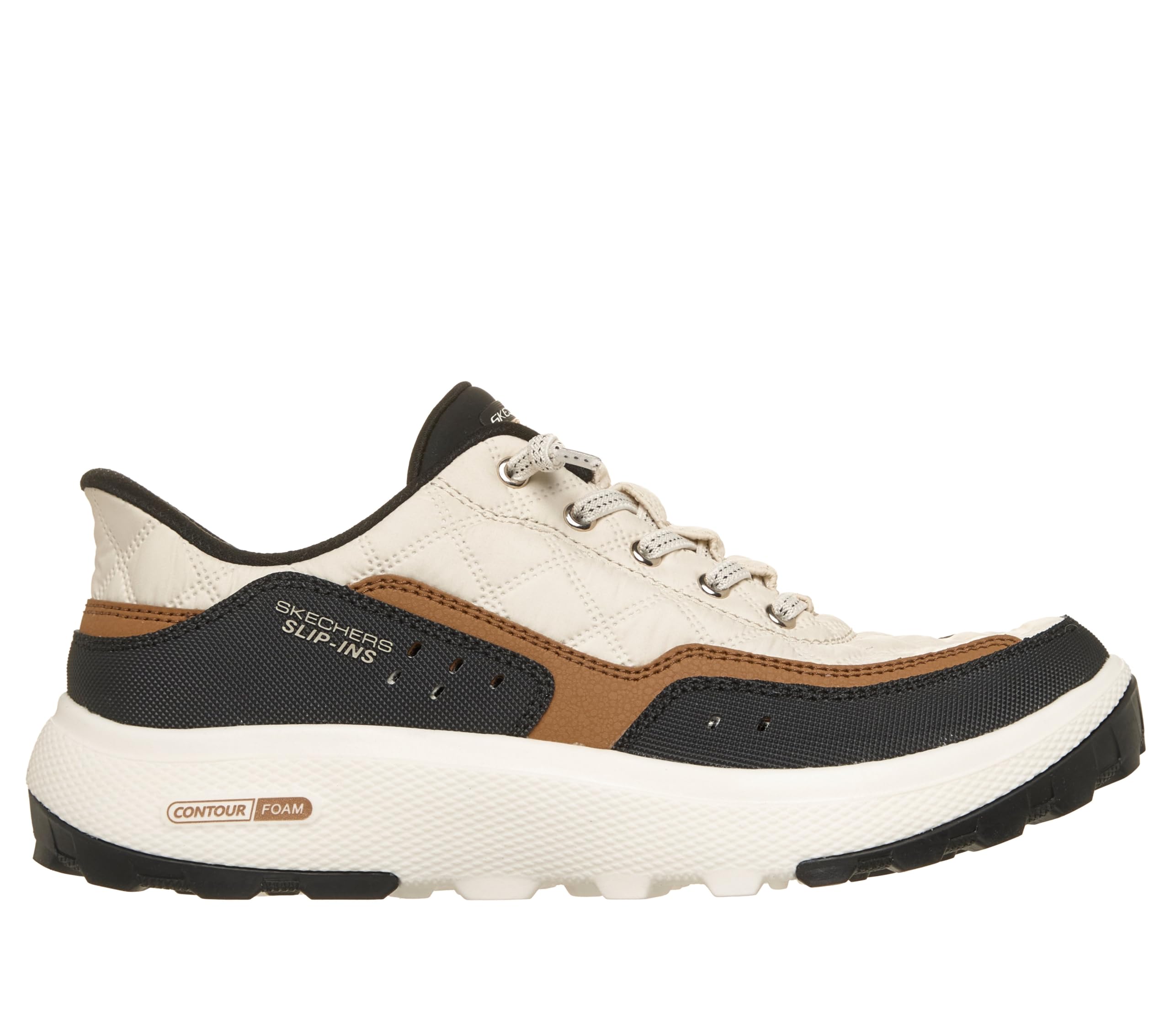 Skechers Damen Urban Explore Turnschuhe, Taupe Textile/Synthetic/Trim, 38 EU – Ansicht 4