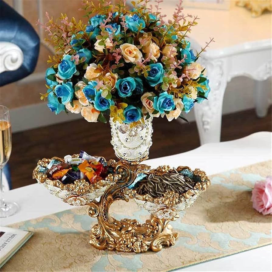 ヴィンテージクラフトフラワーアレンジメント花瓶装飾創造的な装飾品$Qi FLABEL 高級造花 アーティフィシャルフラワー アレンジメント 夢