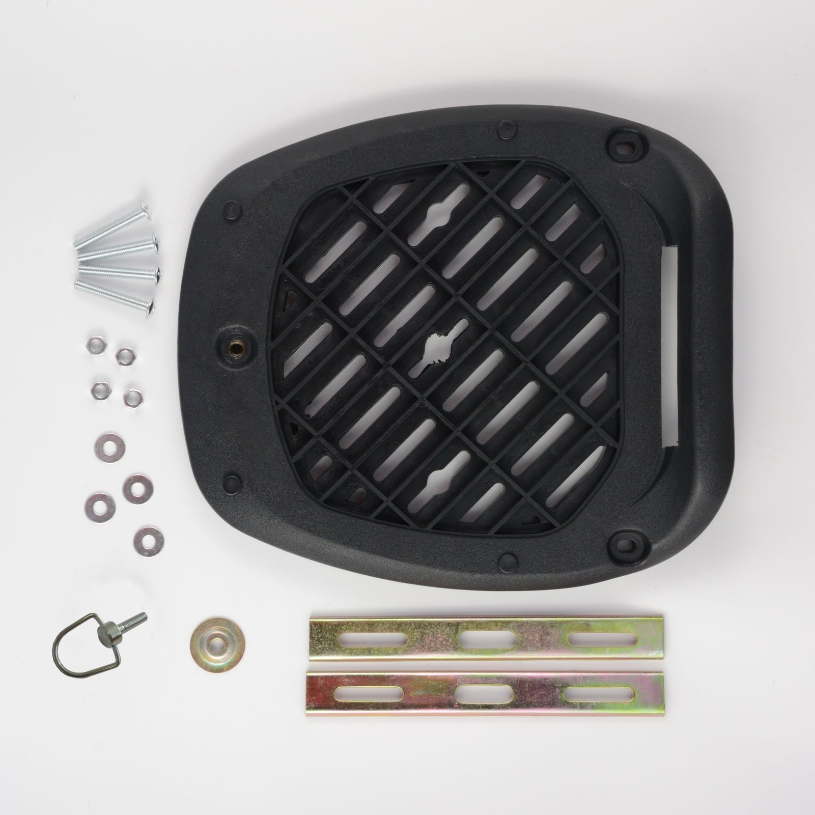Top Case 38 Litres Compatible Honda ADV 350 - Couleur Aluminium - Platine Universelle - Pour 2 Casques Demi-Jet