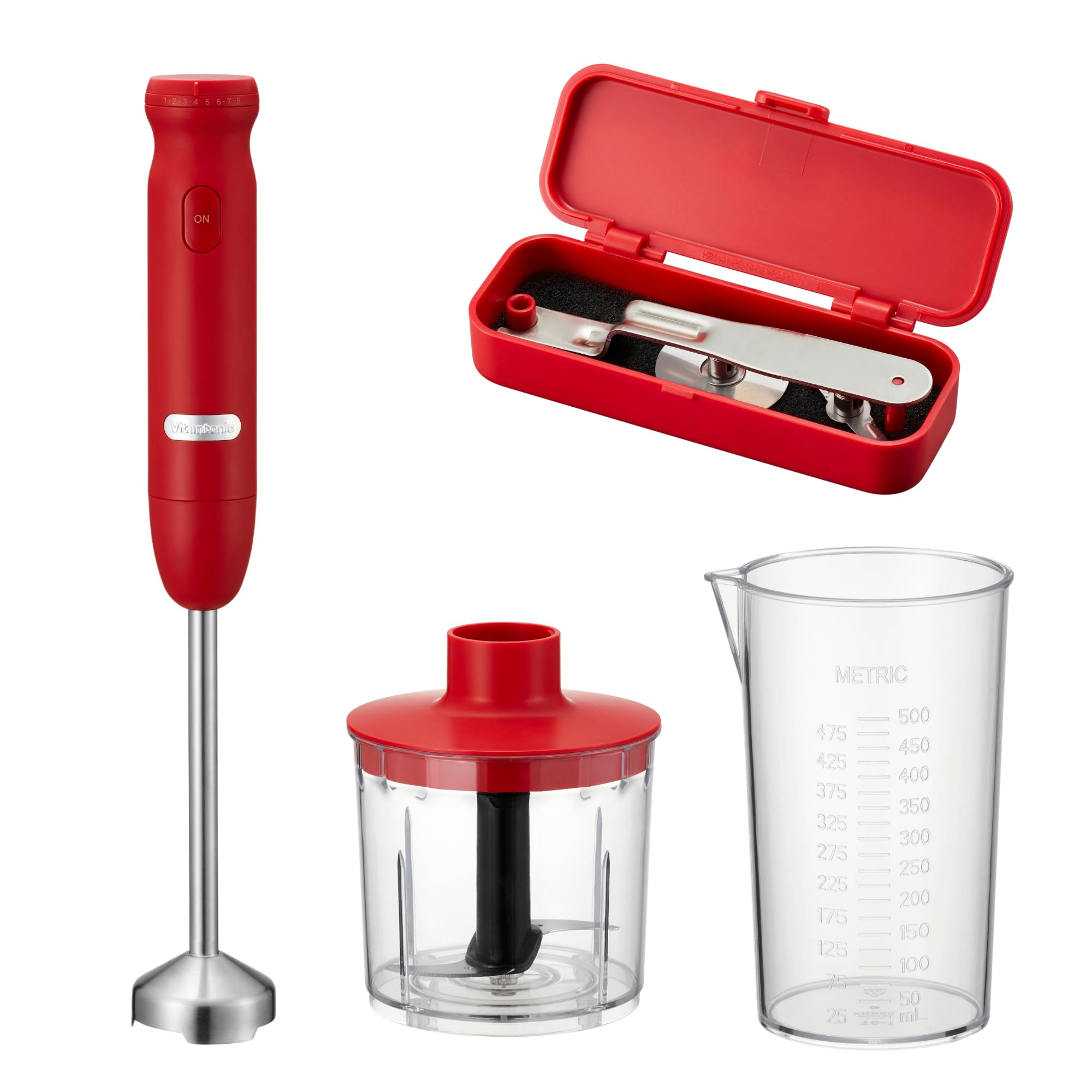 Amazon | [ ビタントニオ 公式 ] ハンドブレンダー (VHB-20-R) 【 1台5