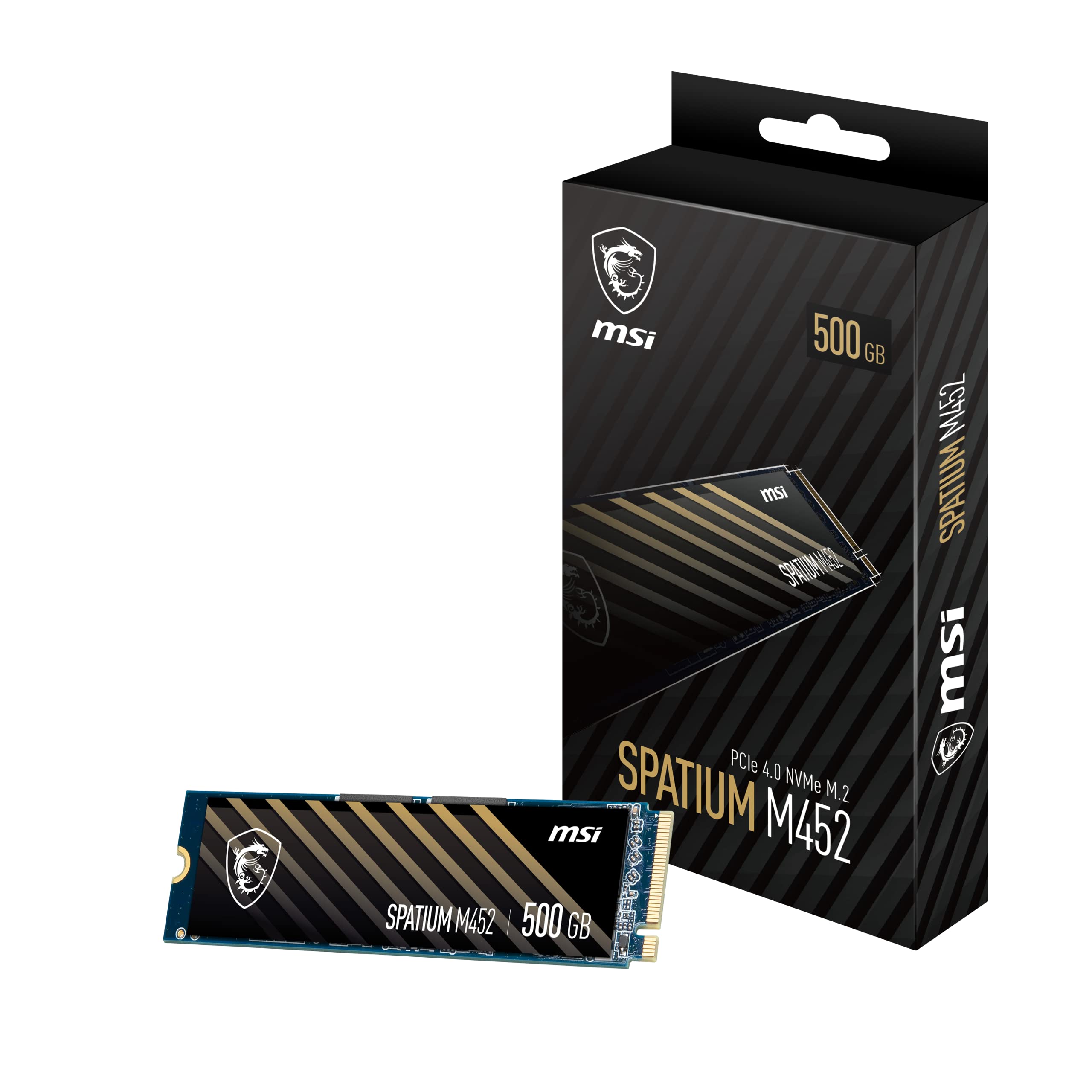 MSI SSD Spatium M452 500Gb PCIe 4.0 NVMe 3500 Mb-s