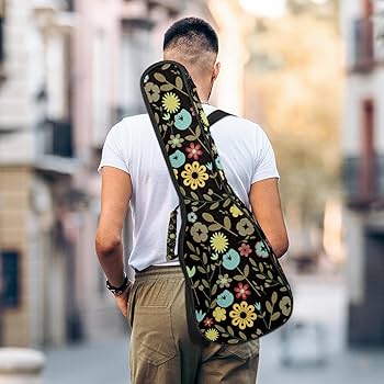 Amazon | ウクレレケース トレンディなヴィンテージ花柄