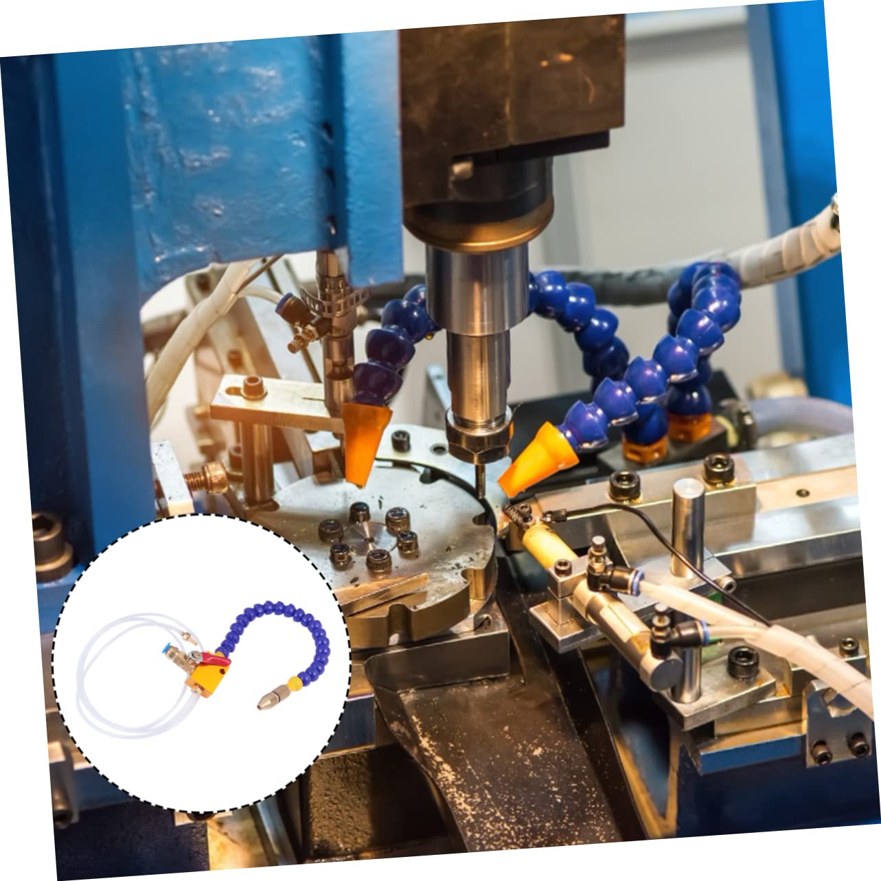 OSALADI -one Mist Coolant Lubrication Spray System for Cnc Cutting High-speed Cooling Spray Nozzle