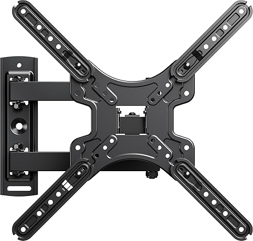 Soporte de pared para TV de 43, 50, 55 pulgadas, con movimiento completo, para la mayoría de televisores de 32 a 60 pulgadas, soporte de pared