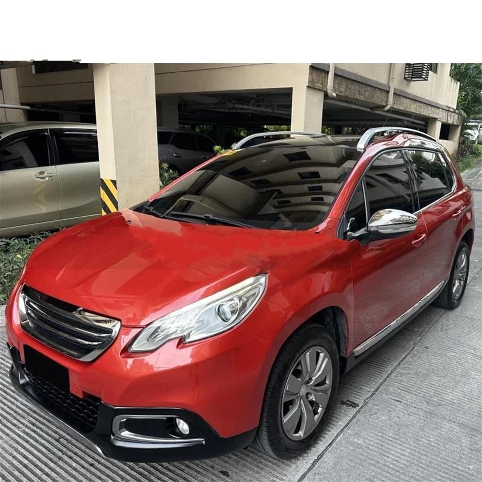 Alloggiamenti Fari Anteriori Faro Anteriore per Peugeot 2008 2014 2015 2016 Faro Anteriore Gruppo Ottico Anteriore(Giusto)