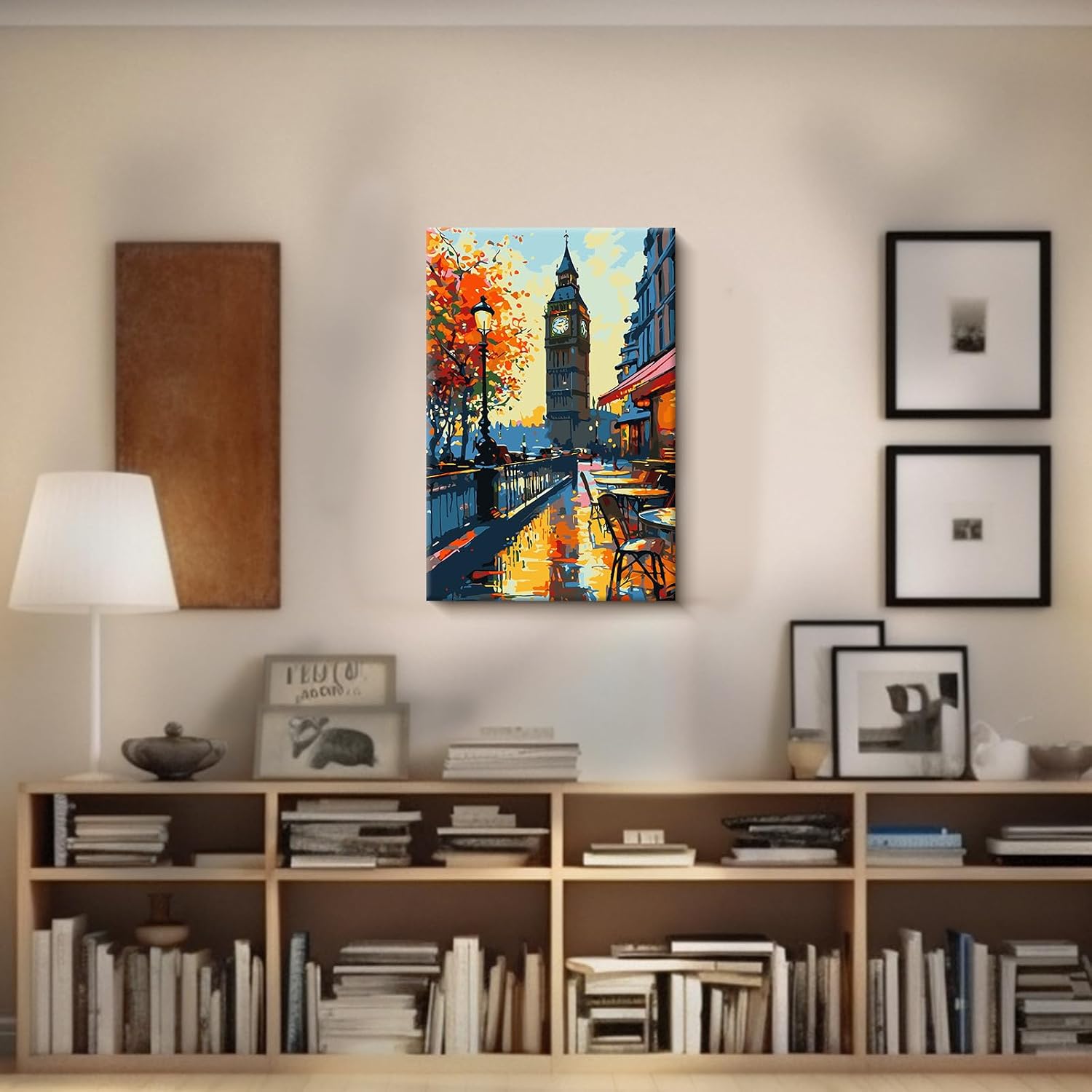 GERUEE Big Ben Paint by Numbers Kit for Adults with Framed 8x12 in image 2