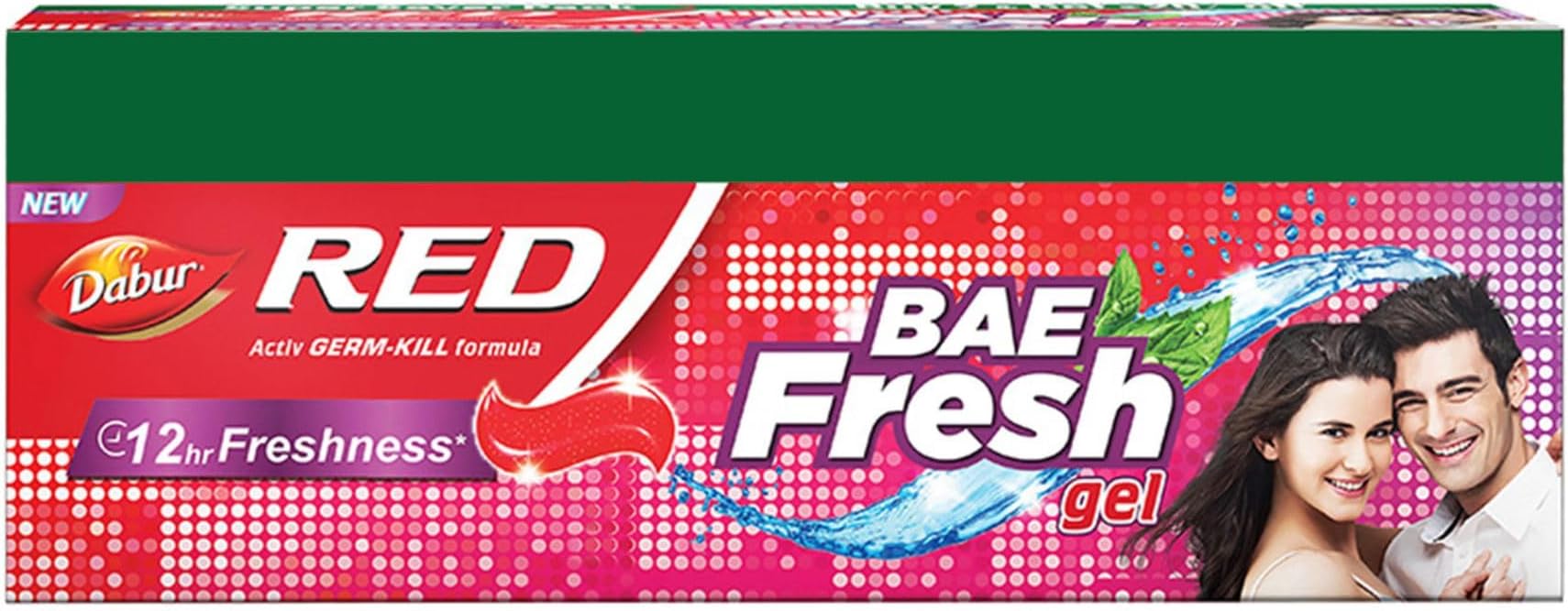 Dabur Red Bae Fresh Gel - 300gm (150gm*2) | Fights Bad Breath, Cavity Germs and Plaque | 12hr Freshness | Activ Germ-Kill formula